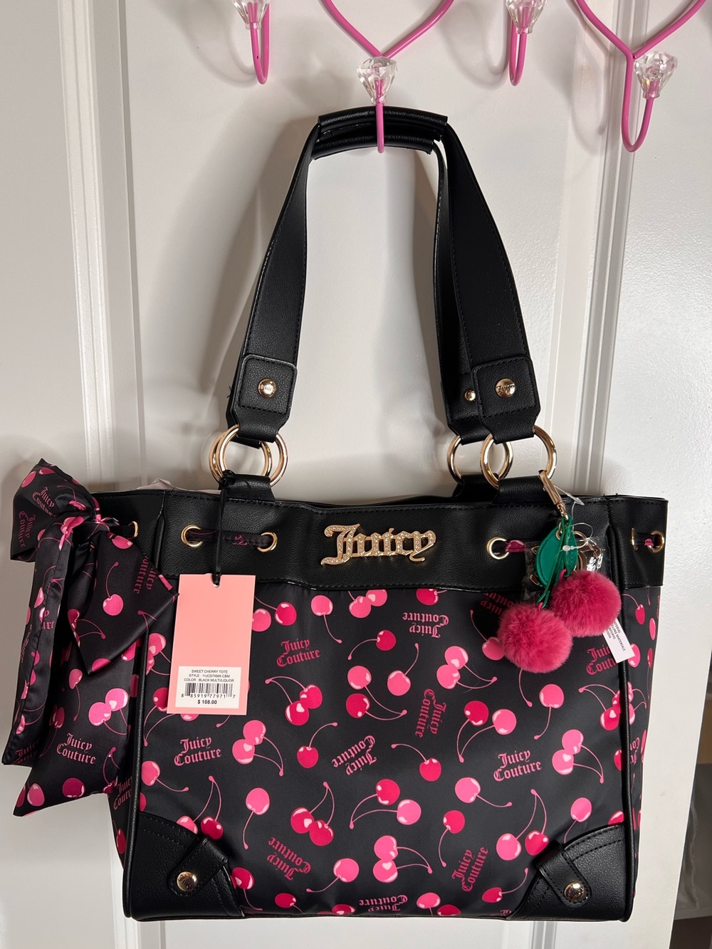 Juicy Couture Sweet Cherry Tote